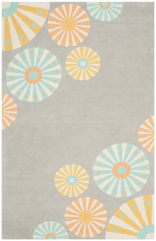 Candy Shop Martha Stewart Hand Tufted Wool Rug, Rectangle 8' x 10'