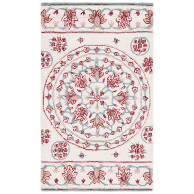 Daishawn Hand Tufted Wool Floral Rug