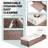 Outdoor Wicker Chaise Lounge Set Patio Reclining Chaise With Side Table And Cushions-1202323812