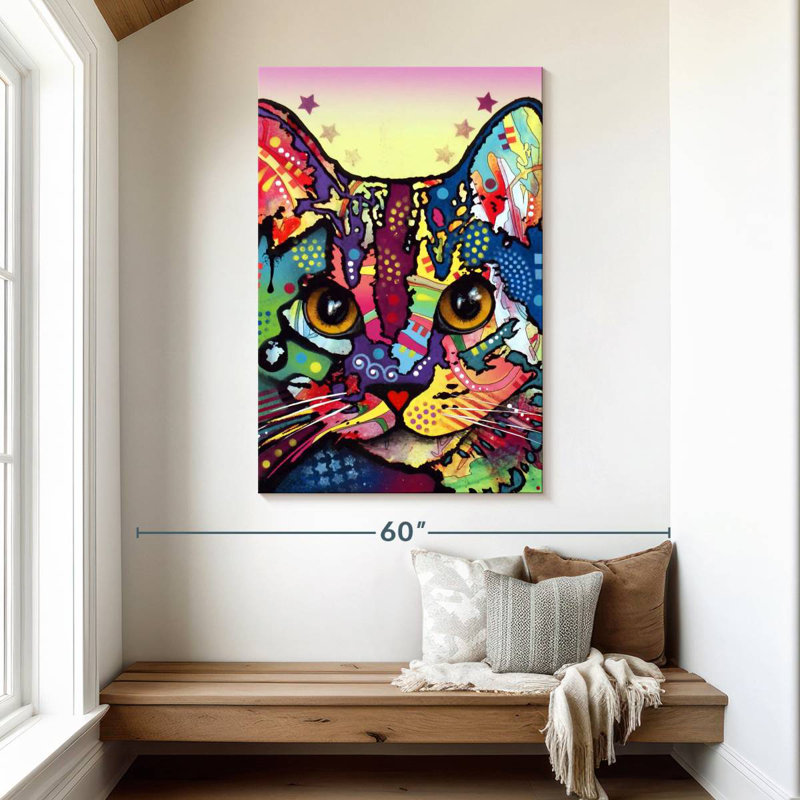 Brampt Maya Cat, 48" H x 32" W