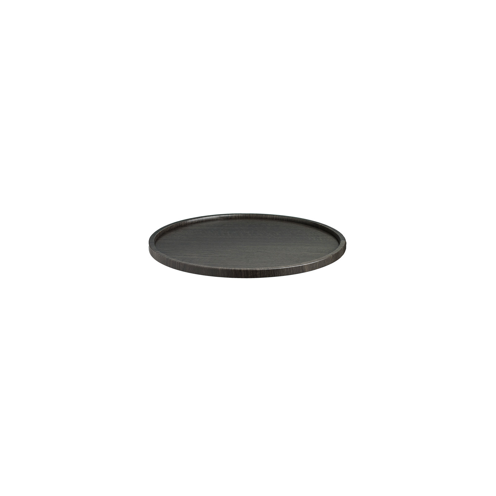 Hulme Round Vinyl Platter, Ebony