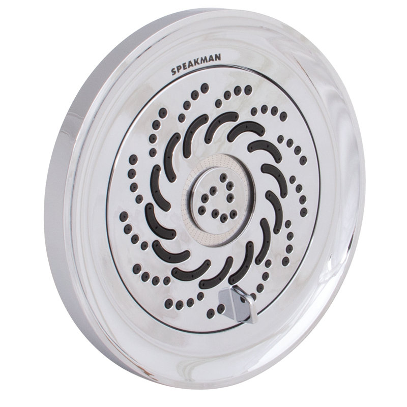 Neo Exhilaration Multi Function Adjustable Shower Head, Polished Chrome, 1.75 GPM, Round