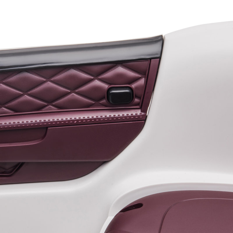 White 12V Bentley Mulsanne Ride-On Car with Remote Control
