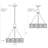 Aiava 3 - Light Dimmable Drum Chandelier