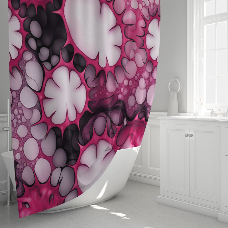 Rideau de douche avec tapis de bain SH01279, H 72 po x l 70 po