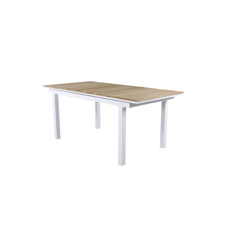 Anoki Rectangular Metal Extendable Outdoor Dining Table , 240cm cm W 160cm cm D
