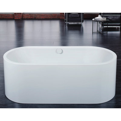 Baignoire de trempage autoportante 67 po. X 30 po. Centro Duo