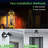 25 Watt LED Battery Operated Outdoor Security Flood Light with Motion Sensor