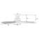 44" Deshonte 3 - Blade DC Motor Ceiling Fan with Remote Control