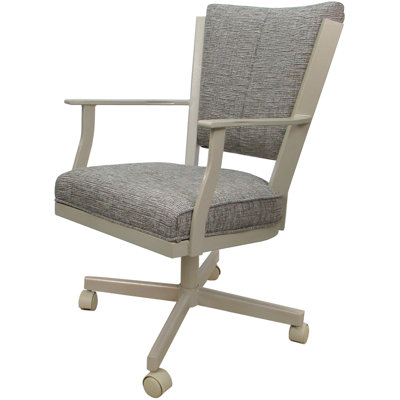 Swivel Metal Dining Caster Chair