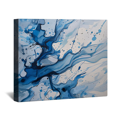 Toile abstraite abstraite sur toile tendue - art mural en plusieurs tailles