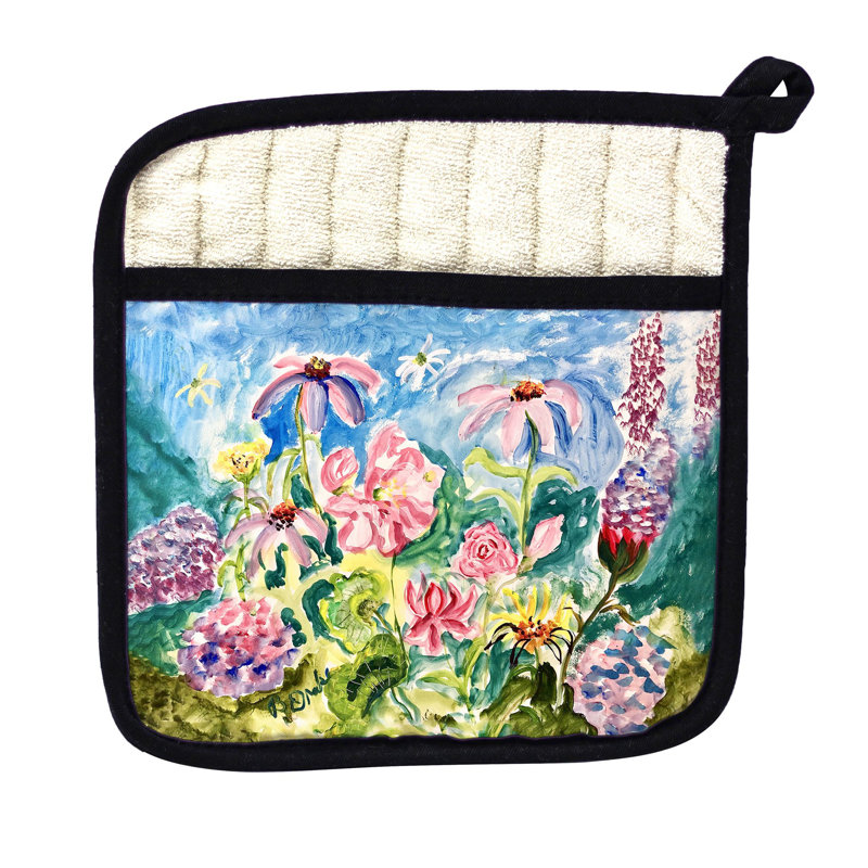 Porte-pot de jardin rose
