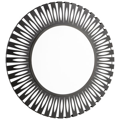 Sun Dial Flat Metal Mirror