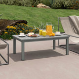 Rectangular 4 - Person 100cm L Outdoor Coffee Table