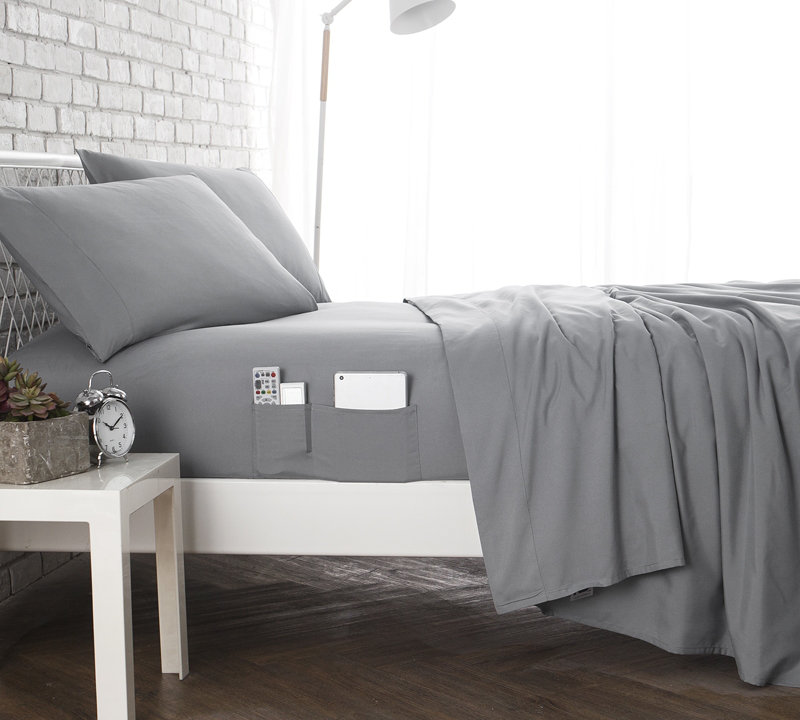 Microfiber Sheet Set, California King, White
