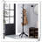 Sennan Solid Wood Freestanding Coat Rack