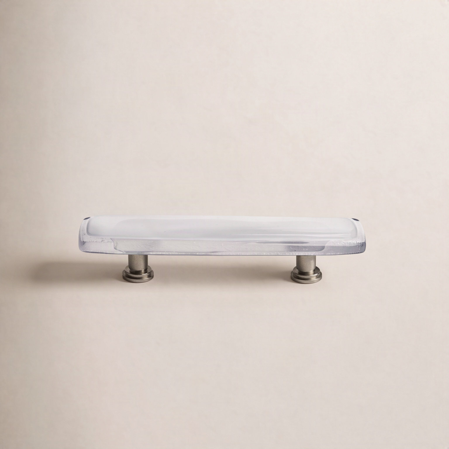 Bar / Handle Pull Pull, Polished Chrome, Deep Cobalt Blue