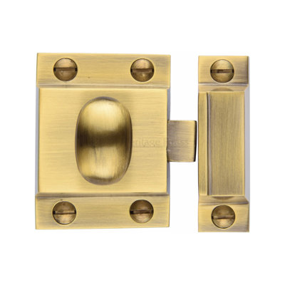 Heritage Brass Heritage Cupboard Latch with Oval Turn