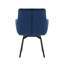 Velvet Swivel Armchair-1284429477