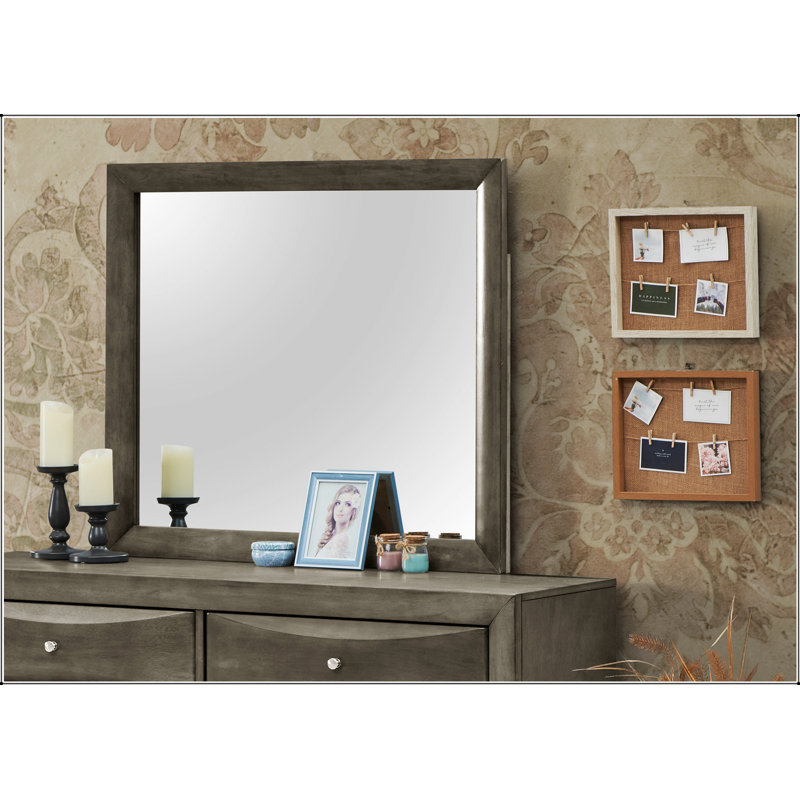 Miroir mural contemporain gris pour n'importe quelle pièce