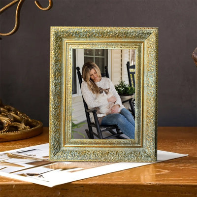 Cadre photo 11 pi x 14 po doré antique avec cadre PS léger 1PC
