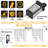 32.8FT 400LEDs Icicle String Light with 16.4FT Lead Wire Low Voltage-643547873-643547874