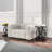 Vintage Industrial Wheel Design Side Table with Multi-Functional Use