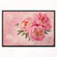 «Peony Flowers in Vase on Pink», reproduction d'impression sur toile tendue-26692633