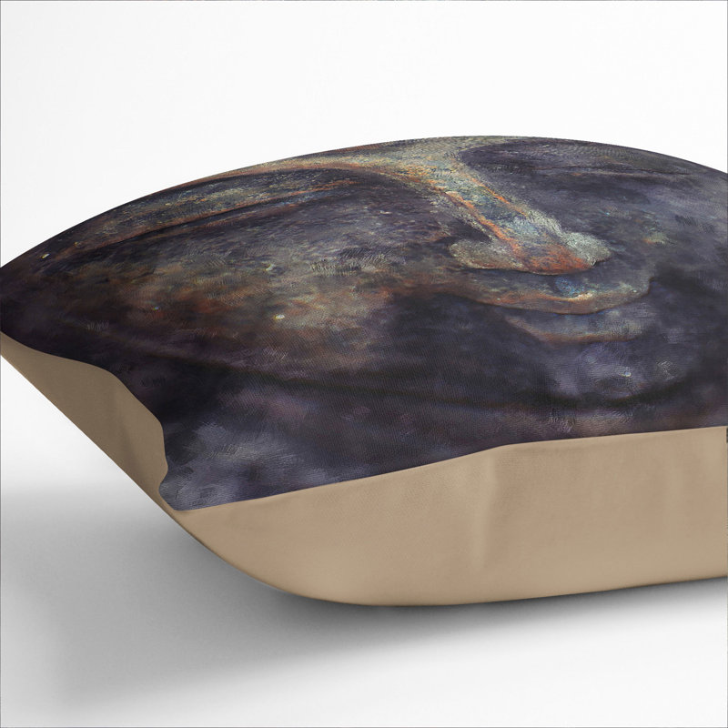 Square Cushion, Stone, 40cm H x 40cm W x 15cm D