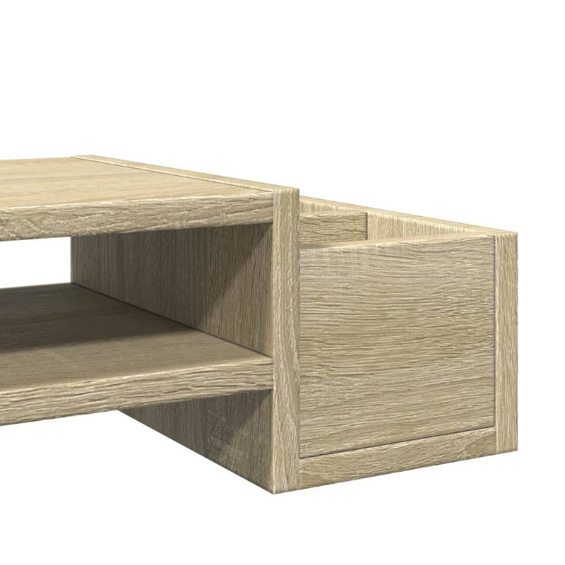 Dedrik Manufactured Wood Monitor Stand, Sonoma Oak