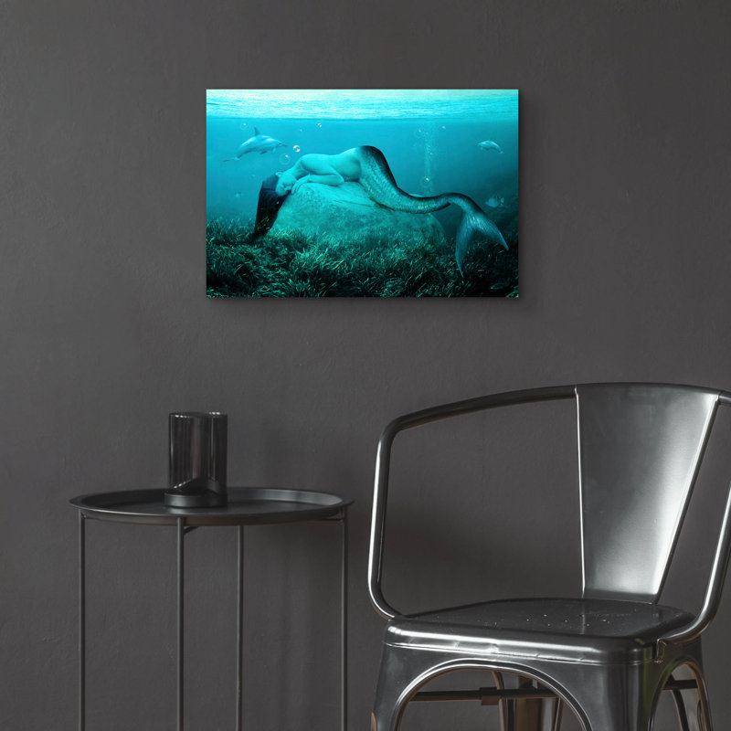 «Sleeping Mermaid» par Ata Alishahi, H 16 po x l 24 po x P 0,2 po