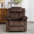 35.1'' Wide Skin-Friendly Microfiber Upholstered Manual Recliner, Set Of 2