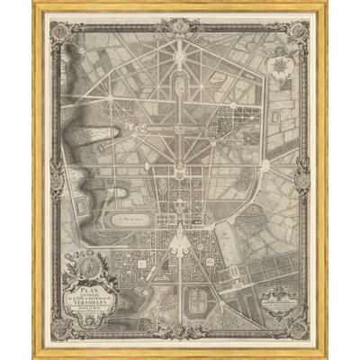 Plans Of Versailles Giclee Print
