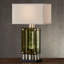 Lampe de table moderne au fini argenté 1Pc