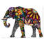 « yellow joyeuse éléphant », impression-21971581-35123096
