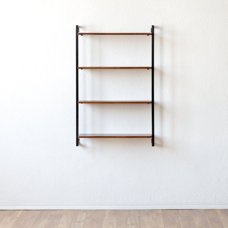Castanedo Mango Recessed Shelf, Walnut
