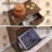 Modern Tilted Laundry Basket Cabinet