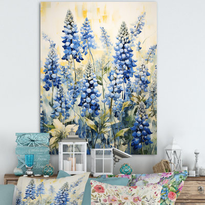 «Blue Bonnets Tranquility IV» sur toile
