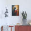 «Two Red and Blue Birds» par Momart, art mural en métal-106206866