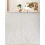 Tapis argent noué à la main de haute qualité