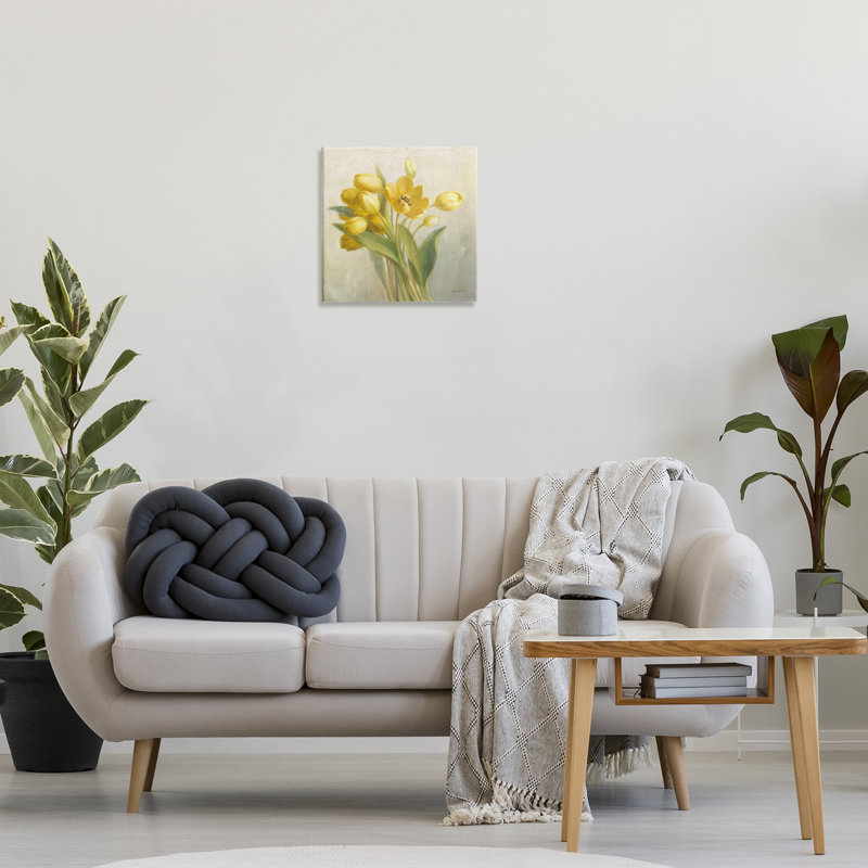 "French French Tulips", art mural par Danhui Nai, H 17 po x l 17 po