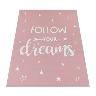 Audio Flatweave Pink Rug