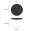 Table de bar Lippa, plateau rond en marbre artificiel, par Modway-471470868-471470870-410900533