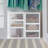 Sterilite Clear & White Plastic Storage Bin with One Drawer-94962764