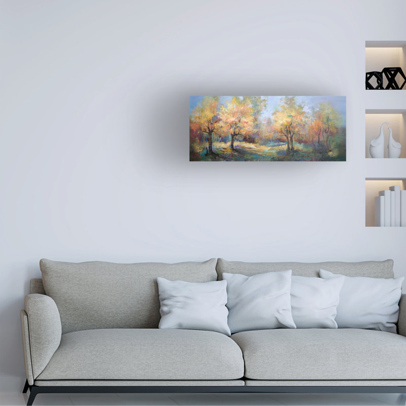 Art sur toile, Rouleau Karen Hale Up Country in Autumn, H 8 po x l 19 po