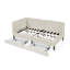 Elegant Twin Size Upholstered Platform Bed Frame with Storage-2018256048