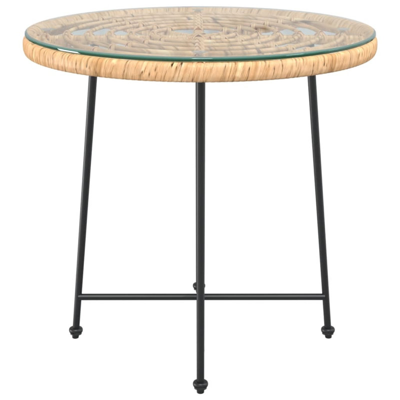 Wolfville Round Metal Outdoor Dining Table , 80cm cm W 80cm cm D