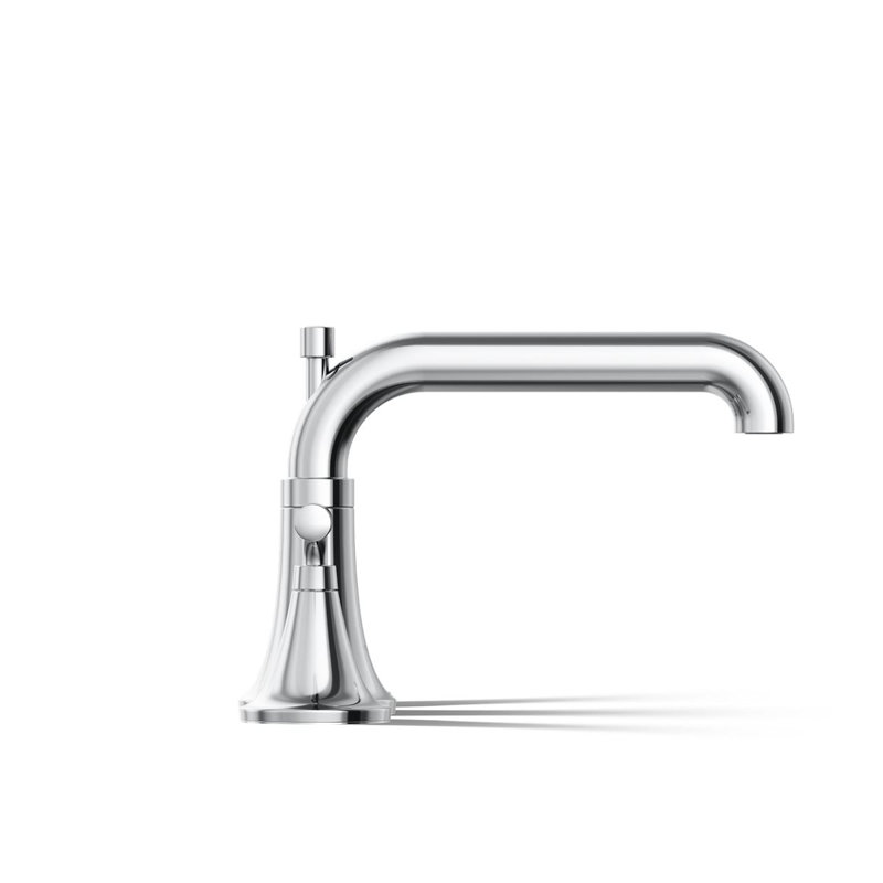 Tone Bath Faucet Trim With Diverter Spout, Polished Chrome