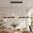 Nese 7 - Light LED Dimmable Kitchen Island Linear Pendant-1670823392