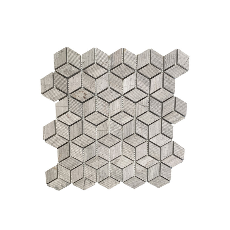 3" x 3" Marble Novelty Mosaic Wall & Floor Tile
